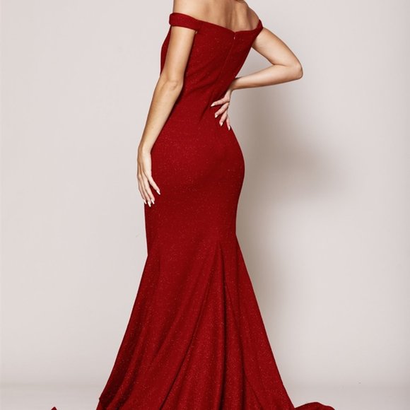 Off Shoulder Mermaid Sweetheart Dress ACKS010 - Picture 6 of 8